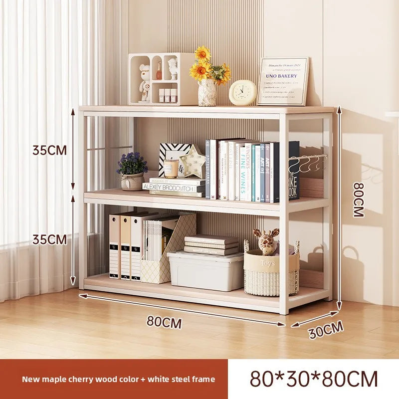 Bookshelf Shelf Integrated Wall Multi-layer Storage Rack Bedroom Wall Bay Window Display Cabinet Office Shelf