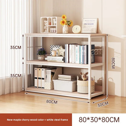 Bookshelf Shelf Integrated Wall Multi-layer Storage Rack Bedroom Wall Bay Window Display Cabinet Office Shelf