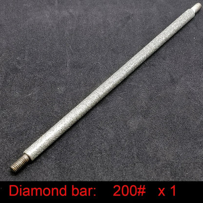 80-3000# 6mm Cylinder Diamond Stone Sharpening Bar Whetstone Match for Ruixin Sharpener Serrated Knife Scimitar Knife Grinding