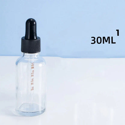 Dropper Bottles With Scale Reagent Eye Drop Transparent Glass Aromatherapy Liquid Pipette Bottle Refillable Bottles Travel