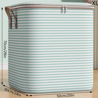1pc Household Large Capacity Storage Bag Non-woven Material Closet Wardrobe Organizer Can Be Used For Quilt Clothing Toys