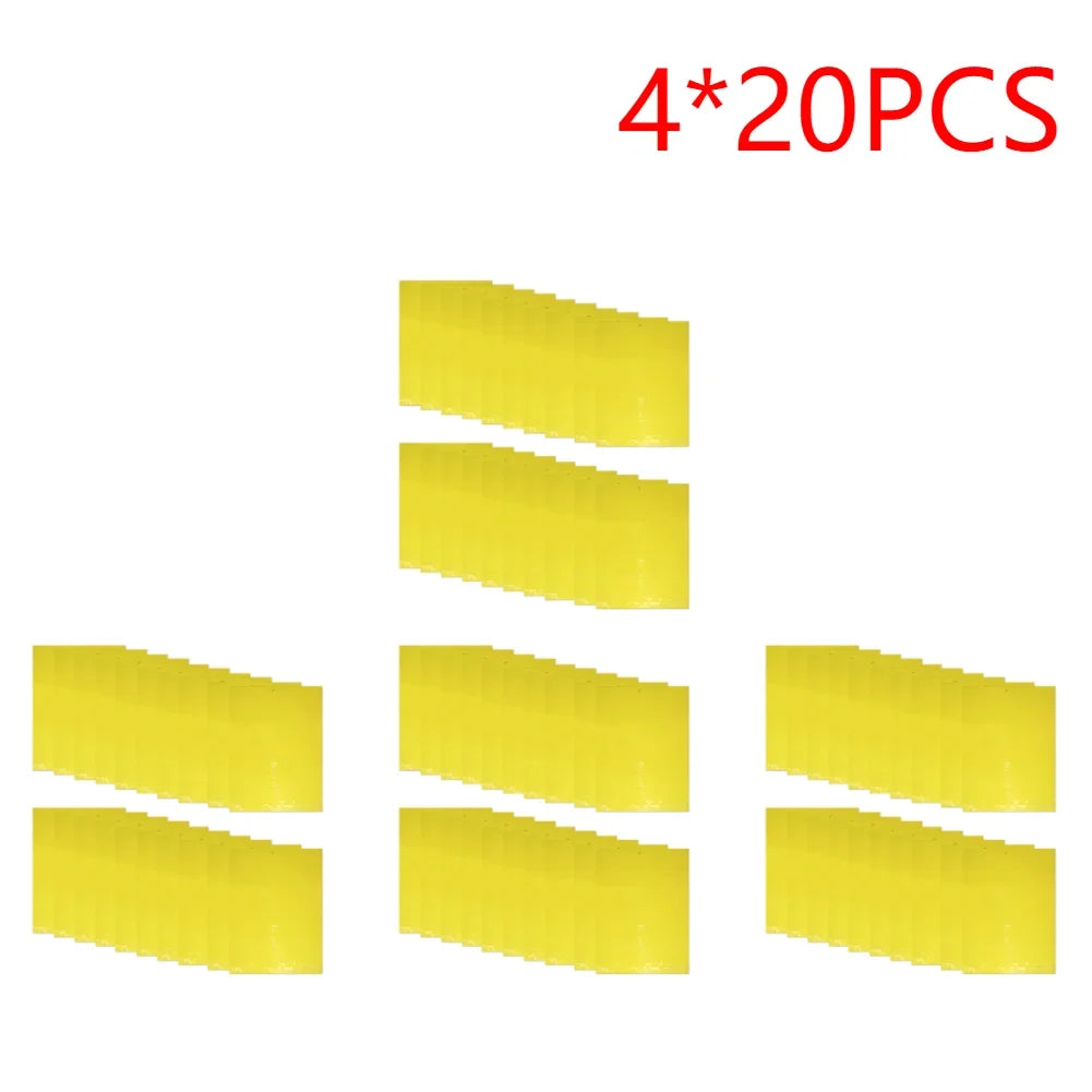 20-200PCS Fly Stickers Outdoor Plant Insect Catcher Fly Trap Double Sided Sticky Traps for Bugs Mosquito Trap Sticky Board