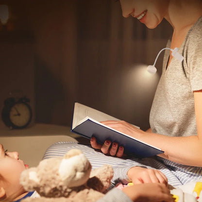 Portable LED Book Lamp Reading Small Table Lamps Eye Protection 3 Colors  Bedroom Study Bedside Student Book clip Night Light
