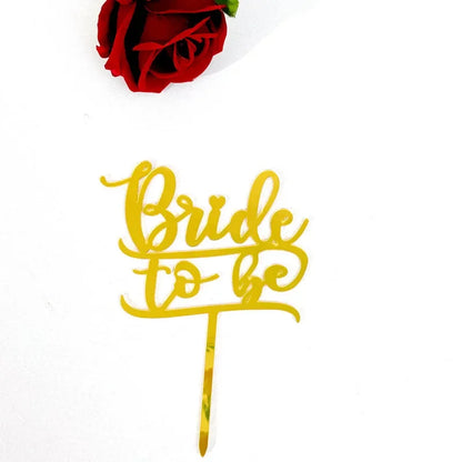 Ins Gold Acrylic Ring Wedding Cake Topper Bride Groom Proposal Party Wedding Cake Topper for Engagement Gift Dessert Decoration