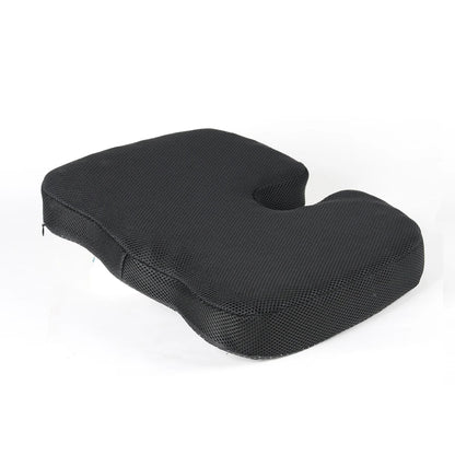Comfortable breathable seat cushion, U-shaped design wave sponge massage cushion can relieve buttock pressure/coccyx pain