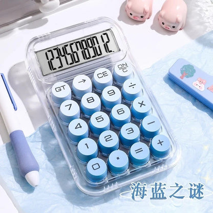 High-value Calculator Mechanical Buttons Student-only Calculators Scientific Beautiful Administrative Financial Equipment Office