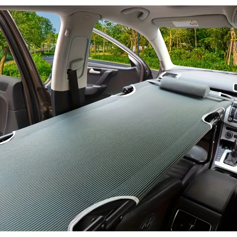Convenient Car Travel Bed, Camping Car Mat, Car Rear Seat, Folding Travel Car Bed, Sleeping Artifact for The Co-pilot