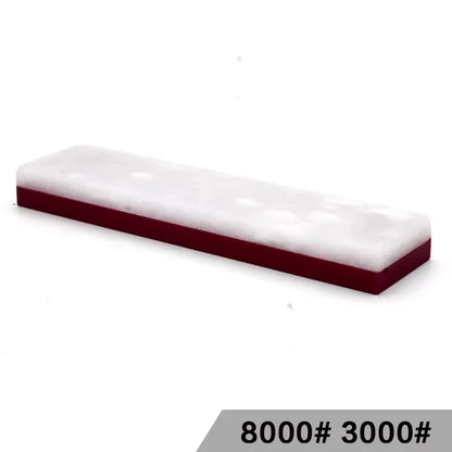 Natural 10000 Honing Tool Super Fine Green Agate Stone Polishing Finishing Bar Whetstone Sharpening for Kitchen Knife Sharpener