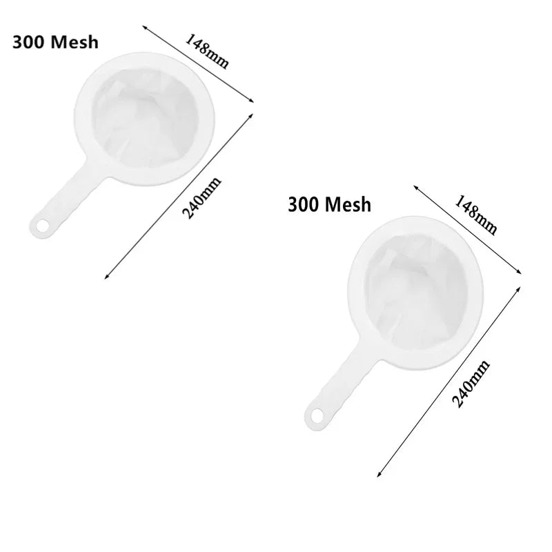 Soy Milk Wine Filter Bag Nut Milk Bag Tea Coffee Oil Yogurt Filter Net Mesh Kitchen Food Reusable Nylon Filter Bags Strainer