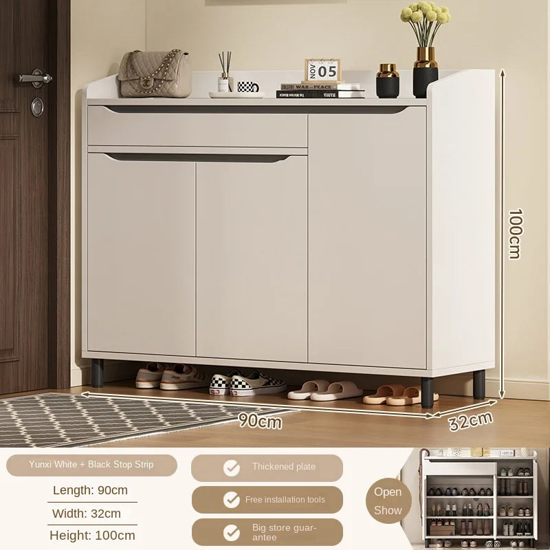 Shoe cabinet household multi-layer shoe rack entrance porch multi-function storage cabinet large capacity storage cabinet