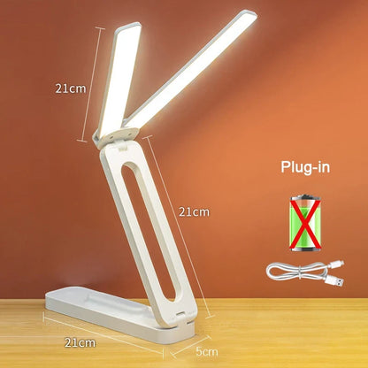 Reading Desktop Desk Lamp Multifunctional Folding  Lamp Infinite Dimming Eye Protection Bedroom Living Room Study Led Desk Light