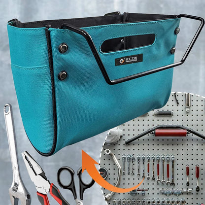 Telescoping Ladder Tool Bag Portable Utility Tools Bags Herringbone Ladder Tool Storage Bag Oxford Waterproof Tool Organizer
