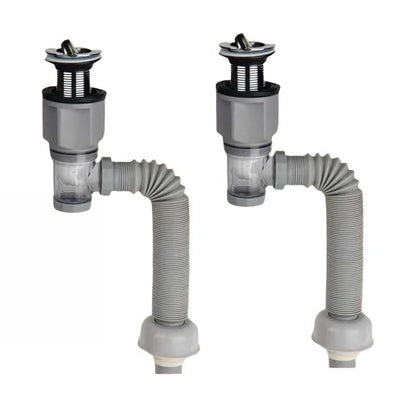 1-3PCS Multi Functional Universal Drain Hand Wash Basin Drain Pipe Basin Drain Pipe Non Adhesive Kitchen Drain Extension Pipe