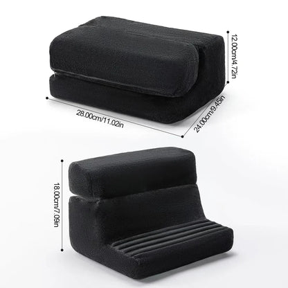 Multi-functional Tablet Pillow Stand，4 Angles For Comfortable Reading and Watching Of Mobile Phone Tablet Reading Stand，Foldable