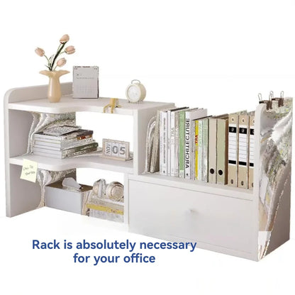 Bookshelf Office Desktop Storage Shelves Multi layer Scalable Shelves Student Desk Storage Boxes Small Bookcases
