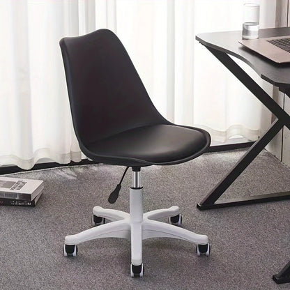 Ergonomic Rolling Stool with Wider Seat & Backrest, 136.08 KG Weight Capacity, 360° Swivel Chair for Home Office, Beauty Salon