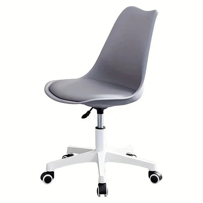 Ergonomic Rolling Stool with Wider Seat & Backrest, 136.08 KG Weight Capacity, 360° Swivel Chair for Home Office, Beauty Salon
