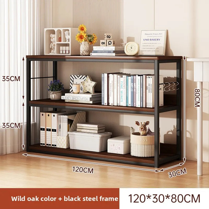 Bookshelf Shelf Integrated Wall Multi-layer Storage Rack Bedroom Wall Bay Window Display Cabinet Office Shelf