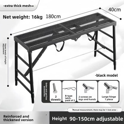 Horse stool portable folding thickened heightening construction site interior decoration scaffolding