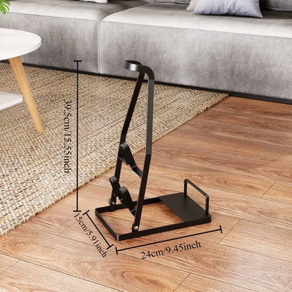 Japanese Vacuum Cleaner Storage Rack Household Goods Finishing Shelf Bracket Mop Rack Batch Non-Punch Vacuum Cleaner