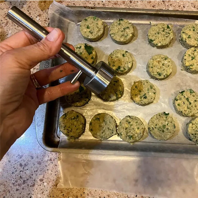Falafel Meatball Scoop Maker Tools Stainless Steel Professional Falafel Maker Scoop Nonsticky Falafel Mold Kitchen Gadgets