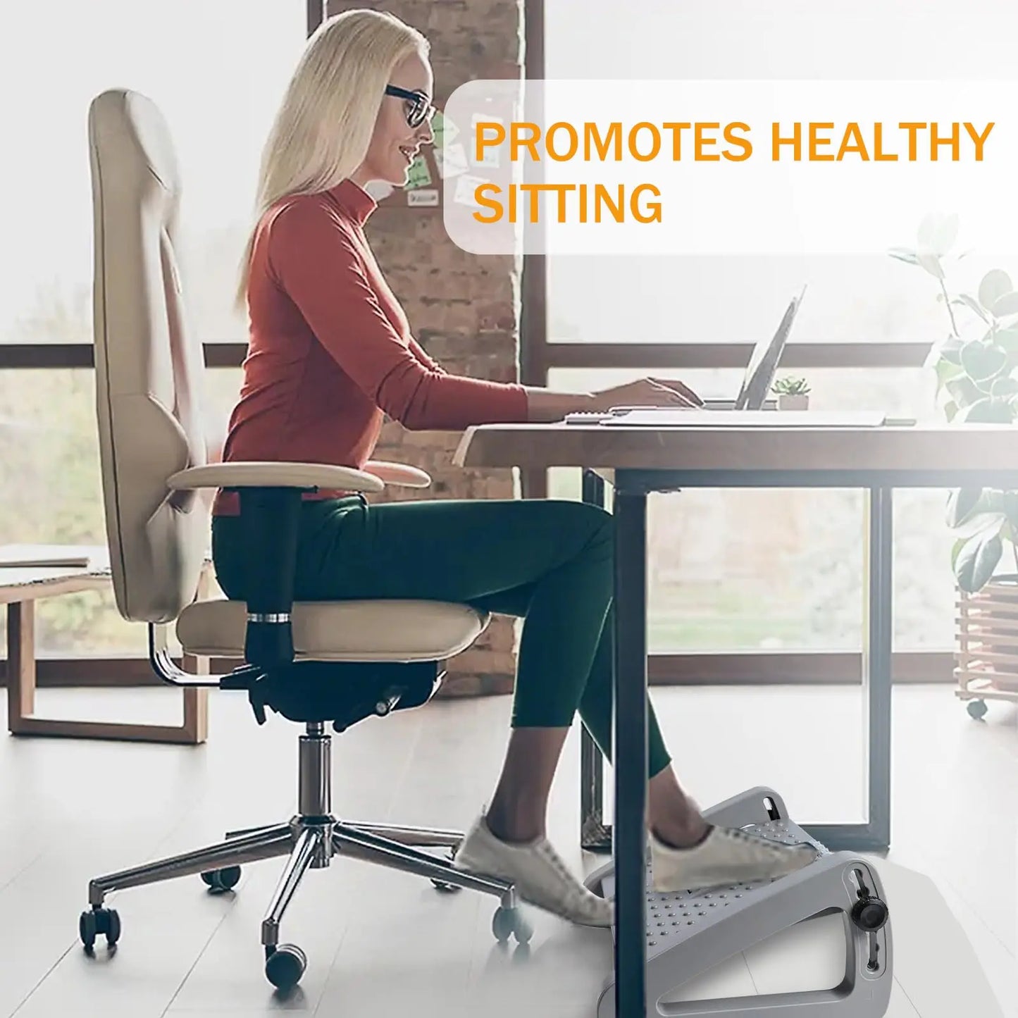 Foot Rest for Under Desk at Work,Adjustable Height Foot Rest Portable Under Desk Foot Stool for Home,Office