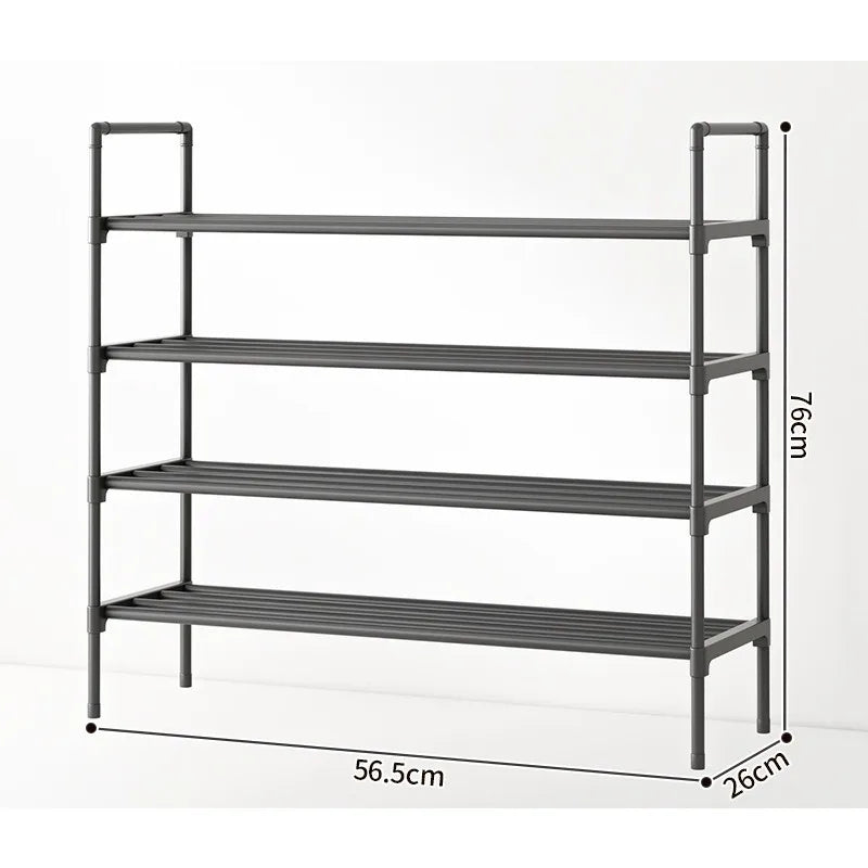 Simple shoe rack household multi-functional multi-storey doorway indoor and outdoor storage rack student dormitory storage rack