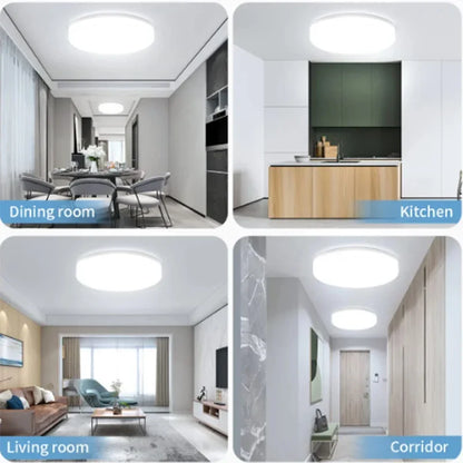 Ultra-thin Round LED Light Ceiling Lamp for Bedroom kitchen Bathroom 48W 36W 24W 18W Ceiling Light Indoor Lighting