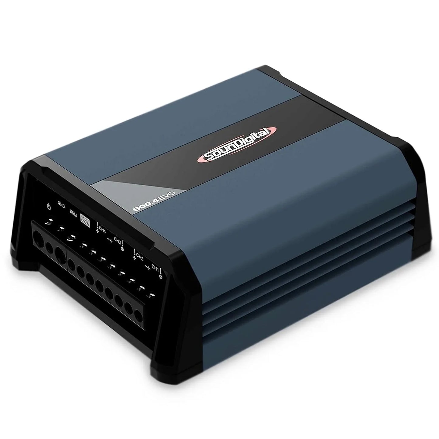 SounDigital - Car Full Range Amplifier 800 - 4 Channels 800 Watts RMS 4 Ohm -...