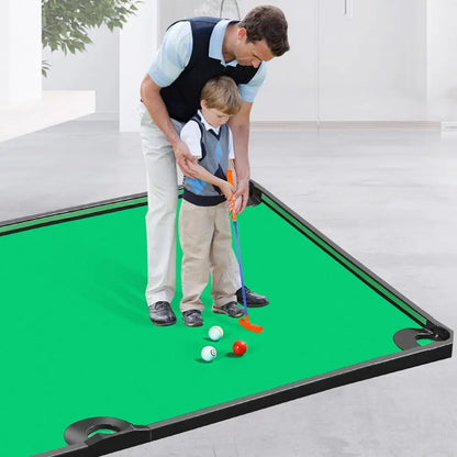 Indoor Golf and Pool Game: Family Fun on a Giant Putting Green