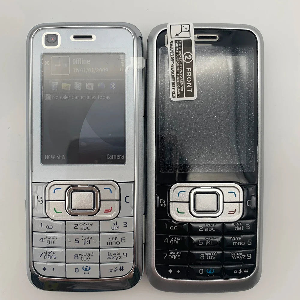 Original Unlocked 6120 classic Loudspeaker Bluetooth Mobile Phone Russian Arabic Hebrew Keyboard Made in Finland Free Shipping