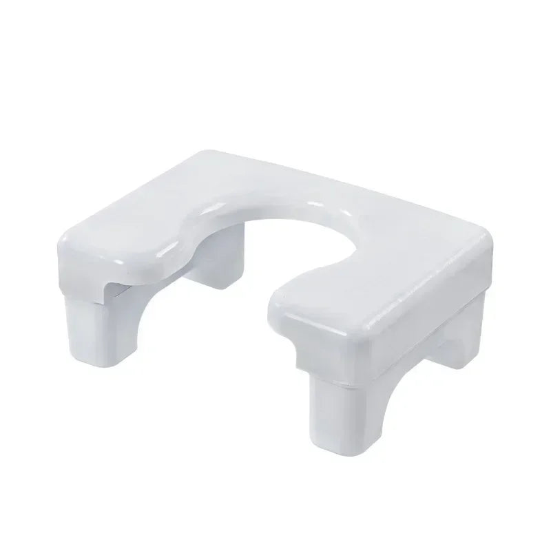 Squatting Toilet Stool Chair Non Slip Thick Household Widen Panel Sturdy Rounded Edge Easy To Wash Potty Chairs for Bathroom