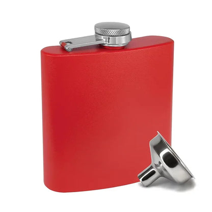 6 oz Stainless Steel Hip Flask with Funnel Leakproof Hip Flask For Alcohol Liquor Bulk Wedding Party Whiskey Flask YY208