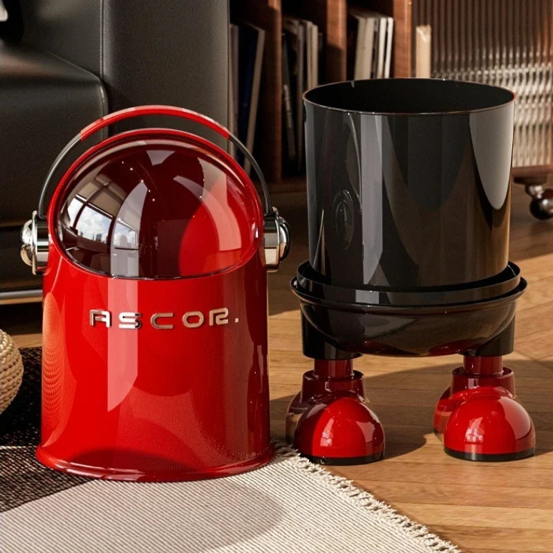 Touchless Sensor Trash Can Stainless Steel Premium Large Capacity Garbage Bin Kitchen Bathroom Bedroom Living Room Maison