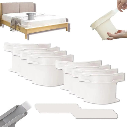 4/8/12Pcs Heavy Duty Bedsheet Corner Tightener Clips High-quality Materials Durable and Reliable Bed Sheet Grippers Protectors