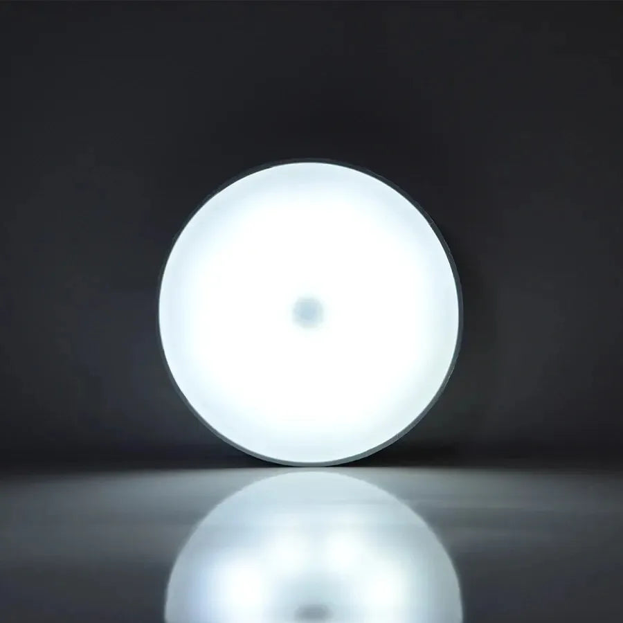 HPH Motion Sensor LED Night Light USB Rechargeable For Kitchen Cabinet Wardrobe Lamp Staircase Wireless LED Closet Light