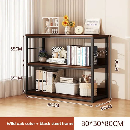Bookshelf Shelf Integrated Wall Multi-layer Storage Rack Bedroom Wall Bay Window Display Cabinet Office Shelf