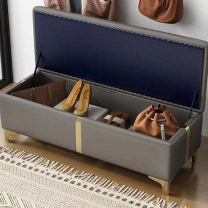 Shoe cabinet, small stool at the entrance of the household, entrance storage, storage, shoe changing stool