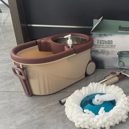 Hot Sale 360 Spin Mop and Bucket Set, Easy Wring Self Cleaning Floor Mop with 3 Replaceable Microfiber Heads & Adjustable Handle