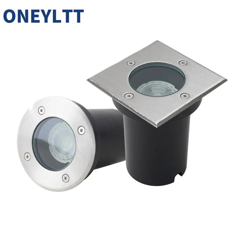LED In-ground Light 12V 85-265V Buried Lights GU10 MR16 Waterproof Outdoor Recessed Spot Ground Lamp Underground Floor Lamps