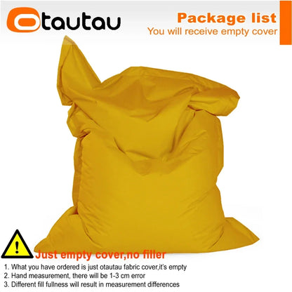 OTAUTAU M/L Outdoor/Home Bean Bag Cover 140x180cm DD103【No Filler Inside! You Need To Buy Filler By Yourself !】
