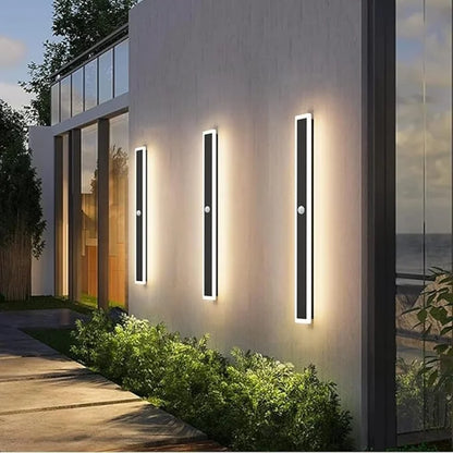 Outdoor Wall Lights With Motion Detector LED Wall Light Waterproof IP65 Villa Wall Lamp Long Anthracite Metal Modern Wall Lamps