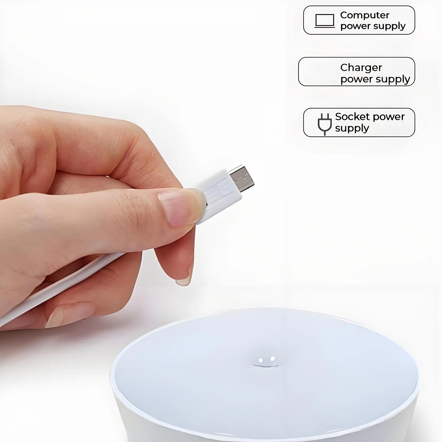 5pcs Wireless LED Night Light Motion Sensor Lamp USB NightLights for Bedroom Kitchen Stair Hallway Wardrobe Lighting Cupboard