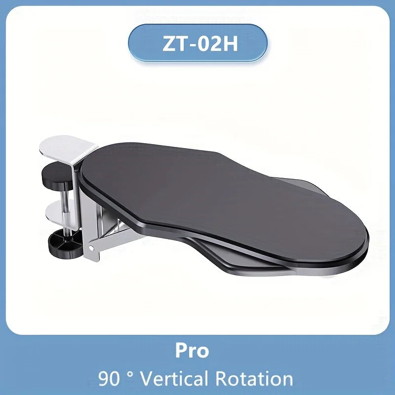 Computer Arm Rest Support Extender for Desk Adjustable Rest Pad Holder Ergonomic Elbow Rest Holder Folding Rotating Desk