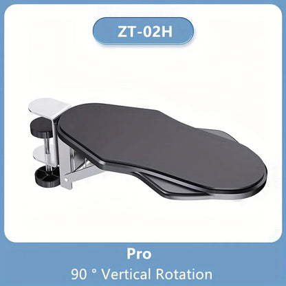 Computer Arm Rest Support Extender for Desk Adjustable Rest Pad Holder Ergonomic Elbow Rest Holder Folding Rotating Desk