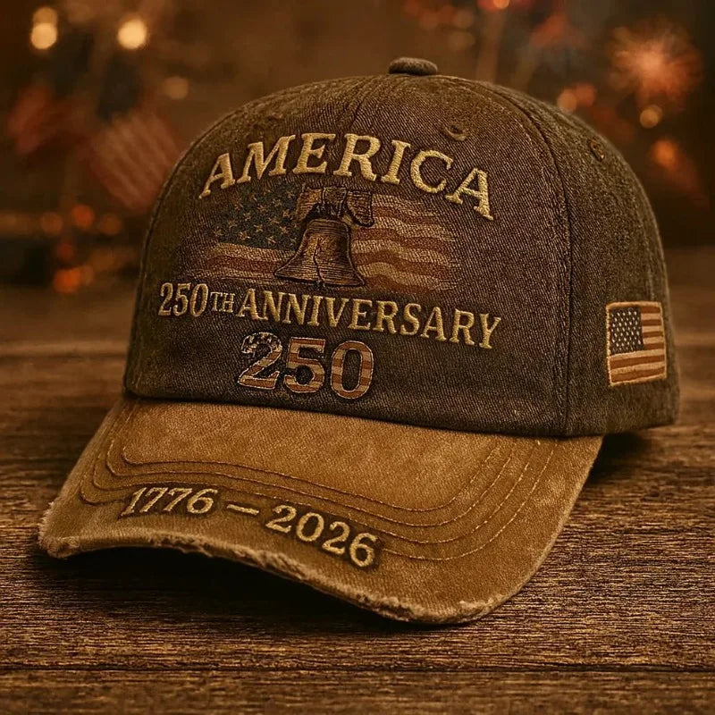 High quality dye-sublimation printed craft hat , USA 250th Anniversary patriotic hat , fade - resistant  eagle  design