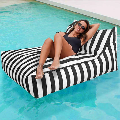 OTAUTAU Outdoor Waterproof Oxford Bean Bag Cover Floats Lounger SF343【No Filler Inside! You Need To Buy Filler By Yourself !】
