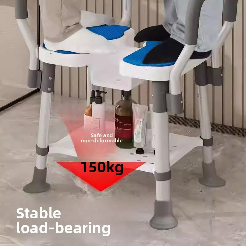 Bath special chair collapsible toilet bathroom bath bench shower non-slip bath chair