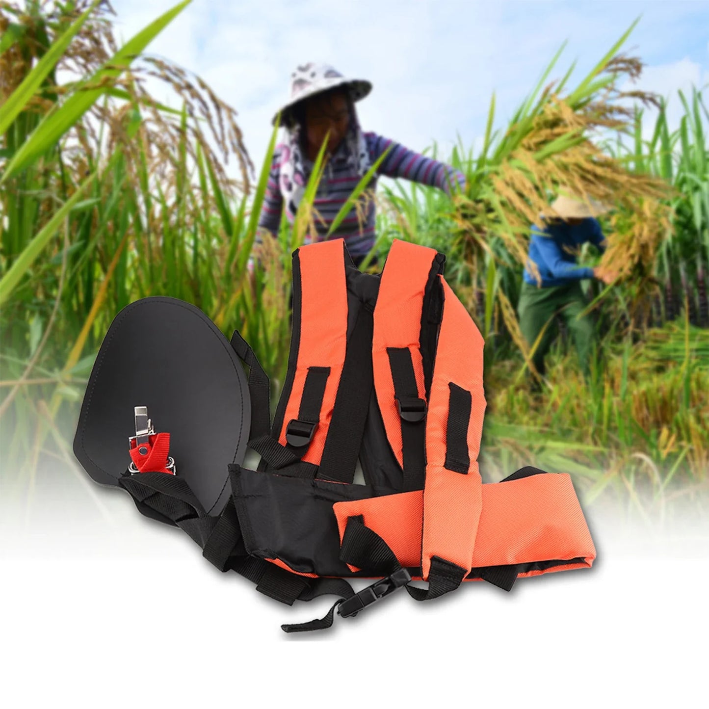 Trimmer Strap Double Shoulder Strap Universal Trimmer Double Shoulder Strap Mower Nylon Y shaped Belt for Brush Cutter Garden
