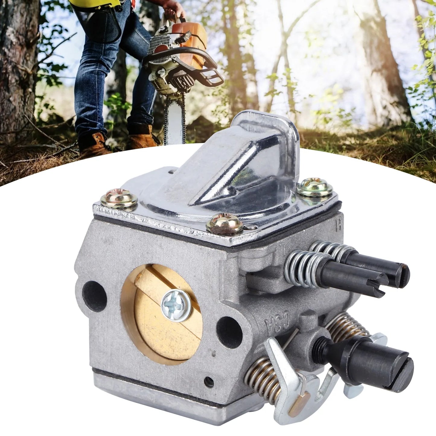 Aluminum Carburetor Carburetor Assembly Aluminum Carb Replacement Fit for STIHL 034 036 MS340 MS350 MS360 Carburetor Replacement
